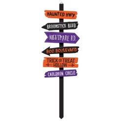 Cheap ⭐ Directional Yard Stake Halloween Sign by Amscan 🥰