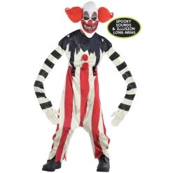 Best Pirce 🎁 Illusion Long Arm Creepy Clown Child Costume by Amscan 🔥