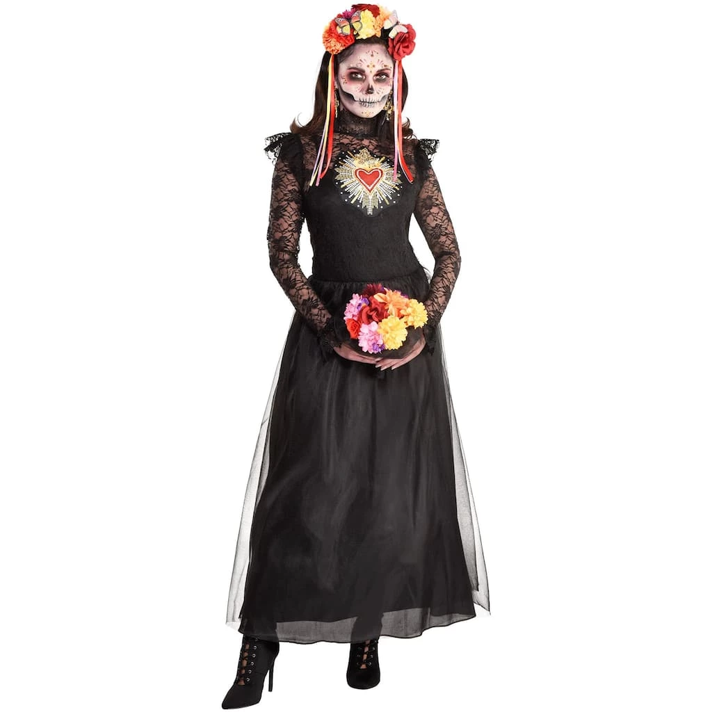 Promo π₯ Day of the Dead Couture Dress Adult Costume by Amscan π 1 Promo π₯ Day of the Dead Couture Dress Adult Costume by Amscan π