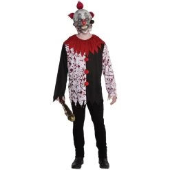 Hot Sale ❤️ 3 Headed Clown Latex Adult Mask by Amscan ✨