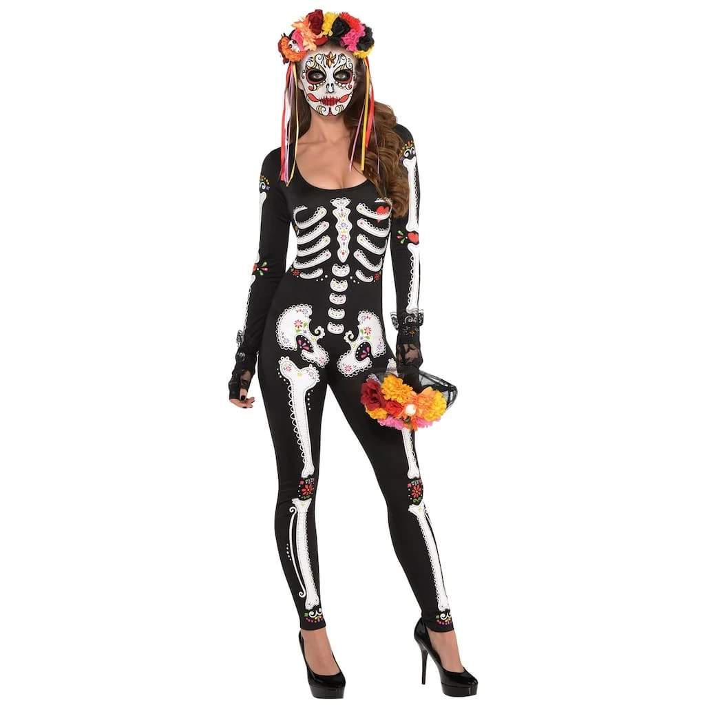 Buy 🤩 Adult Le Muerta Catsuit by Amscan ✨ 1 Buy 🤩 Adult Le Muerta Catsuit by Amscan ✨