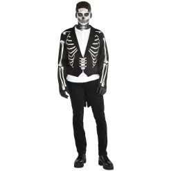 Best deal ❤️ Men's Standard Skeleton Tailcoat Costume by Amscan 🔥