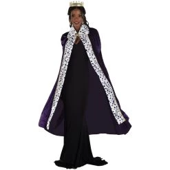 Coupon 🔥 Purple Queen Cape Adult Costume by Amscan ⌛