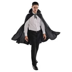 Promo 🎉 Black Vampire Cape Adult Costume by Amscan 😉