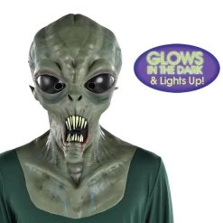 Wholesale 🌟 Light Up Alien Mask by Amscan 🔔