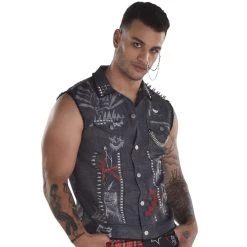 Promo 🌟 Adult Punk Vest by Amscan 🥰