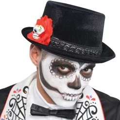 Best Pirce 😍 Day of the Dead Adult Top Hat by Amscan 🛒