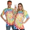 Buy 🌟 60's Tie Dye Adult Shirt by Amscan 🌟