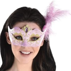 Coupon 🔔 Lavender Fiber Optic Light Up Mask by Amscan 👍