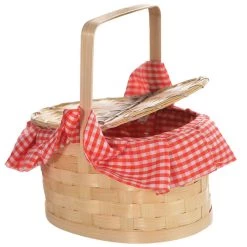Outlet ⭐ Gingham Basket Purse Costume Accessory by Amscan 😉