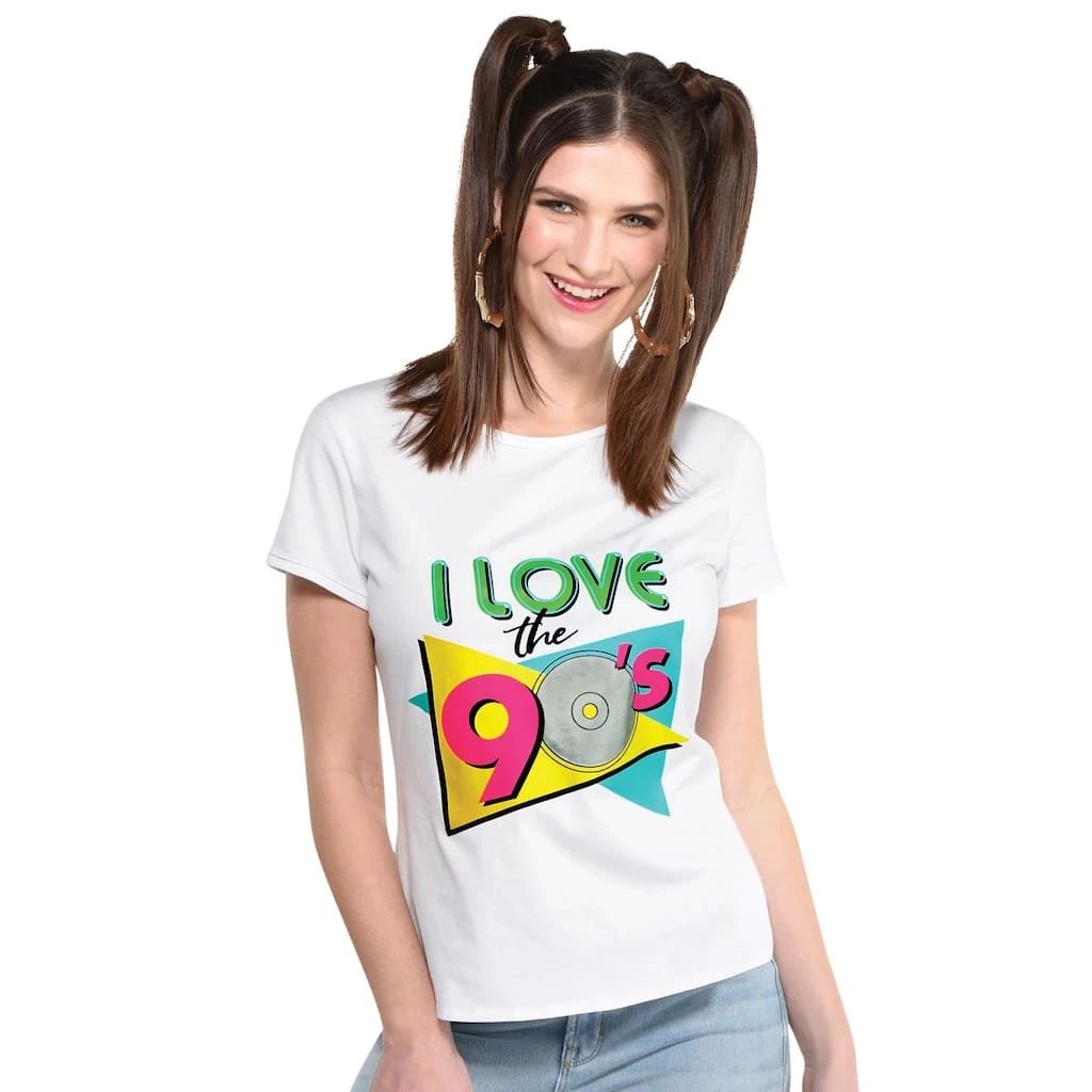 Flash Sale β Adult I Love 90s T-Shirt by Amscan π 1 Flash Sale β Adult I Love 90s T-Shirt by Amscan π