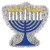 Coupon ⌛ Mini Tinsel Menorah Hanukkah Decoration by Amscan 🎁