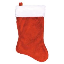Wholesale 👍 18" Red Plush Christmas Stocking by Amscan ✨