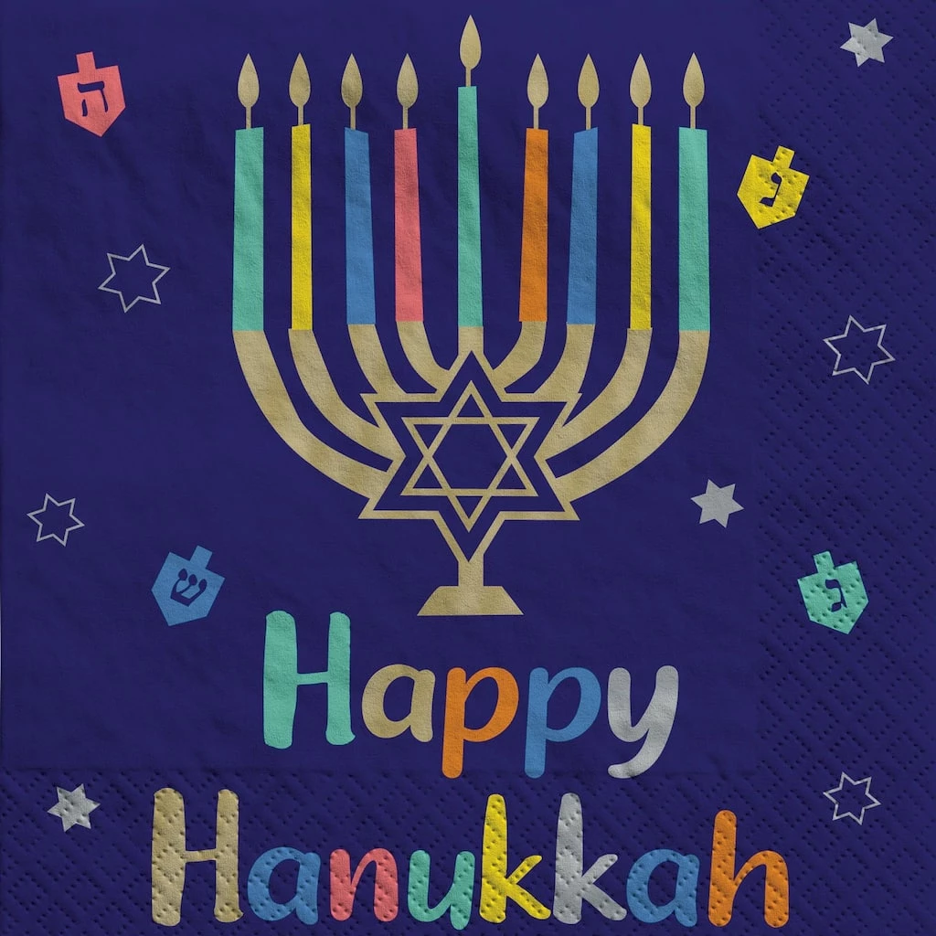 Wholesale β€οΈ Hanukkah Joy Paper Lunch Napkins, 80ct. by Amscan π 1 Wholesale β€οΈ Hanukkah Joy Paper Lunch Napkins, 80ct. by Amscan π
