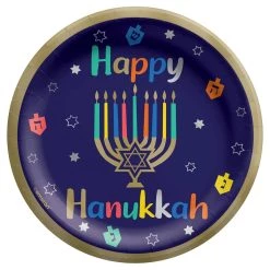 Coupon ⭐ 7" Hanukkah Joy Paper Plates, 60ct. by Amscan 🥰